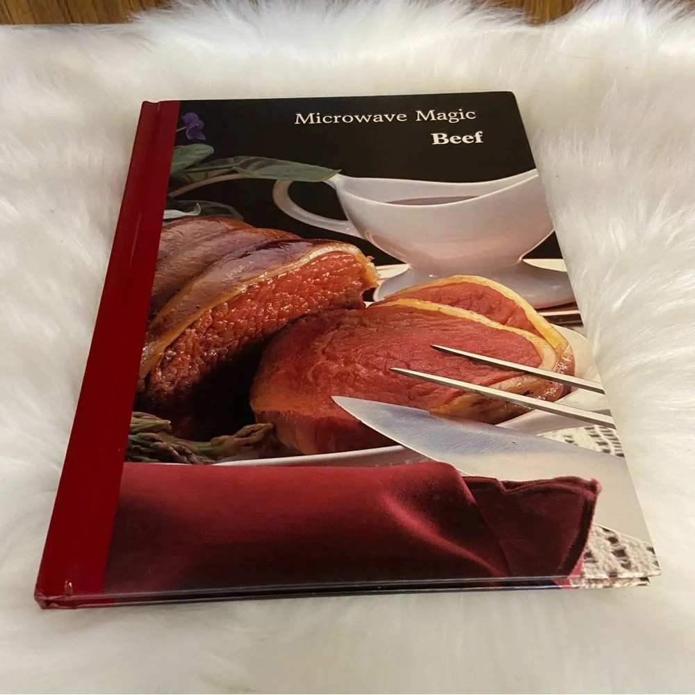🛍️3/$30 vintage 1987 microwave magic hardcover cookbook